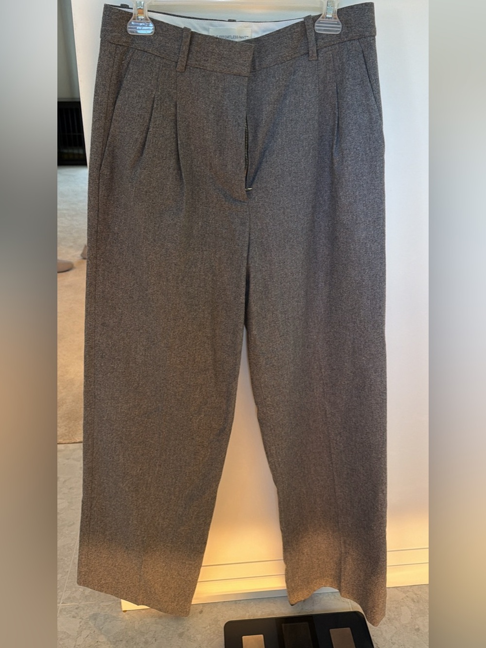 Wilfred Charcoal Grey Wool Blend Effortless Pants